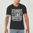 Straight Outta Cosmetology School Class Of 2025 Graduation Men's V-Neck T-Shirt