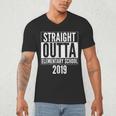 Straight Outta Elementary School 2019 Graduation Fun Men's V-Neck T-Shirt