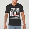 Straight Outta First Grade Graduation 1st GradeShirt Men's V-Neck T-Shirt