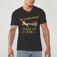 STRAIGHT OUTTA HIGH SCHOOL 2018 Grad Graduation Shirt Men's V-Neck T-Shirt