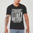 STRAIGHT OUTTA HIGH SCHOOL Senior 2019 Graduation Men's V-Neck T-Shirt
