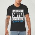 Straight Outta Junior High School Graduation Class Of 2022 Men's V-Neck T-Shirt