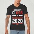 Student Graduation 2020 Tee My Happy Class Is Outta Here Men's V-Neck T-Shirt
