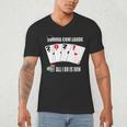 Summa Cum Laude Class Of 2021 Graduate Win Senior Graduation Men's V-Neck T-Shirt