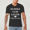 Summa Cum Laude Class Of 2025 Distinction Degree Graduation Men's V-Neck T-Shirt
