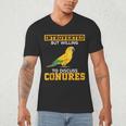 Sun Conure Introvert Parrot Bird Sun Conure Men's V-Neck T-Shirt Sun Conure Introvert Parrot Bird Sun Conure Men's V-Neck T-Shirt