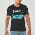 Super Computer Engineer New Job Graduation Men's V-Neck T-Shirt