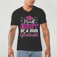 Super Proud Aunt Of 2025 Graduate Senior Graduation Family Men's V-Neck T-Shirt