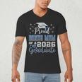 Super Proud Bonus Mom Of 2026 Graduate Graduation Family Men's V-Neck T-Shirt