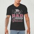 Super Proud Dad Of 2025 Graduate Senior Graduation Family Men's V-Neck T-Shirt