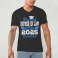 Super Proud Father In Law Of 2025 Graduate Graduation Family Men's V-Neck T-Shirt
