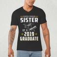 Super Proud Sister Of A 2019 Graduate Shirt Graduation Men's V-Neck T-Shirt