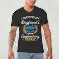 I Survived My Boyfriend's Engineering Degree Graduation Men's V-Neck T-Shirt