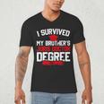 I Survived My Brother's Juris Doctor Degree Graduation Men's V-Neck T-Shirt