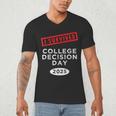 I Survived College Decision Day Graduation Class Of 25 Men's V-Neck T-Shirt