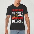 I Survived My Mom's Nursing Degree Graduation Day 2026 Men's V-Neck T-Shirt