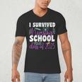I Survived Nursing School Class Of 2025 New Nurse Graduation Men's V-Neck T-Shirt