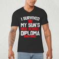 I Survived My Son's High School Diploma Graduation Men's V-Neck T-Shirt