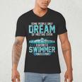 Swimming Parent Swimmer Mom Dad My Favorite Swim Meet Men's V-Neck T-Shirt Swimming Parent Swimmer Mom Dad My Favorite Swim Meet Men's V-Neck T-Shirt