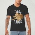 Tabby Daddy Cat Lover Saying Graphic Men's V-Neck T-Shirt