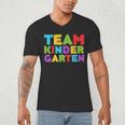 Team Kindergarten Shirt Teacher Back To School Graduation Men Women Girls Kids Men's V-Neck T-Shirt