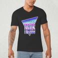 Temporal Trends Vaporwave Style Retro Nostalgia Look Men's V-Neck T-Shirt Temporal Trends Vaporwave Style Retro Nostalgia Look Men's V-Neck T-Shirt