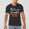 That's My Grandson 2018 Graduation Shirt For Grad Nanas Men's V-Neck T-Shirt