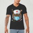 Tiger Nurse RN ER Nursing School Graduation Men's V-Neck T-Shirt
