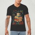 Tis The Season To Be Bookish Christmas Seasons Book Readings Men's V-Neck T-Shirt Tis The Season To Be Bookish Christmas Seasons Book Readings Men's V-Neck T-Shirt