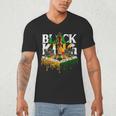 History I Am Black Man King Dad Melanin Men Women Men's V-Neck T-Shirt