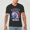 Transformers Father's Day Optimus Prime Heroic Dad Vintage Men's V-Neck T-Shirt Transformers Father's Day Optimus Prime Heroic Dad Vintage Men's V-Neck T-Shirt