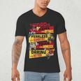 Transformers Father's Day Vintage Autobots Line Up Dad Is Men's V-Neck T-Shirt