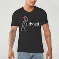 I Tried Christmas Introvert Men's V-Neck T-Shirt I Tried Christmas Introvert Men's V-Neck T-Shirt