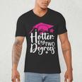 Two Degrees Hotter Graduation 2025 Diploma College Masters Men's V-Neck T-Shirt