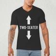 Two Seater Shirt For Men 2 Seater Dad Men's V-Neck T-Shirt Two Seater Shirt For Men 2 Seater Dad Men's V-Neck T-Shirt