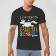 Unicorn Kindergarten Graduation Shirt Girls Men's V-Neck T-Shirt