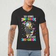 Unicorn So Long 2nd Grade Hello 3rd Grade Graduation Men's V-Neck T-Shirt