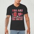 Valentine Day Book You Are Too Sweet Librarian Teacher Kids Men's V-Neck T-Shirt