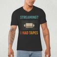VHS Cassette Tape Retro 80s 90s Nostalgia Men's V-Neck T-Shirt VHS Cassette Tape Retro 80s 90s Nostalgia Men's V-Neck T-Shirt