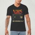 VHS Tape Nostalgia Old School Technology Humor Men's V-Neck T-Shirt