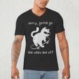 Vibes Are Off Cat Skateboard Introvert Sarcastic Humor Men's V-Neck T-Shirt Vibes Are Off Cat Skateboard Introvert Sarcastic Humor Men's V-Neck T-Shirt