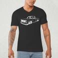 Vintage 73-87 Mini C10 Truck Slammed Graphic Dad Gag Father Men's V-Neck T-Shirt