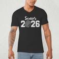 Vintage Class Of 2026 Hockey Senior 2026 Graduation 2026 Men's V-Neck T-Shirt