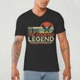 Vintage Cooking Dad The Man The Myth The Legend Chef Men's V-Neck T-Shirt