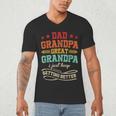 Vintage Great Grandpa For Fathers Day Dad Papa Grandpa Men's V-Neck T-Shirt Vintage Great Grandpa For Fathers Day Dad Papa Grandpa Men's V-Neck T-Shirt