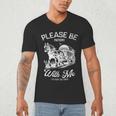 Vintage Horse Please Be Patient With Me I'm From The 1900s Men's V-Neck T-Shirt