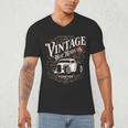 Vintage Hot Rods USA Forever Classic Car Nostalgia Men's V-Neck T-Shirt Vintage Hot Rods USA Forever Classic Car Nostalgia Men's V-Neck T-Shirt
