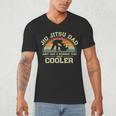 Vintage Jiu Jitsu Dad Just Like A Normal Dad Only Cooler Men's V-Neck T-Shirt Vintage Jiu Jitsu Dad Just Like A Normal Dad Only Cooler Men's V-Neck T-Shirt