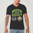 Vintage Leveling Up To Daddy 2026 Soon To Be Dad 2026 Men's V-Neck T-Shirt