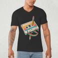 Vintage Pencil Rewind Cassette Tape Nostalgia Party 80s 90s Men's V-Neck T-Shirt